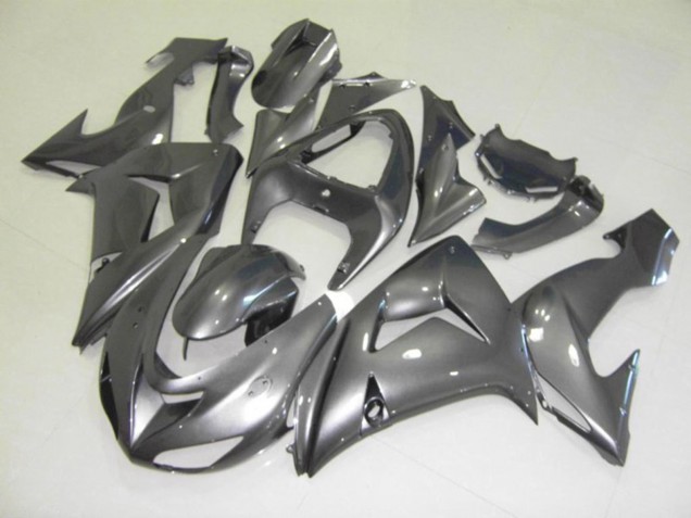 2006-2007 Silber Glanz ZX10R Motorrad Verkleidungen 2006-2007 Silber Glanz ZX10R Motorrad Verkleidungen