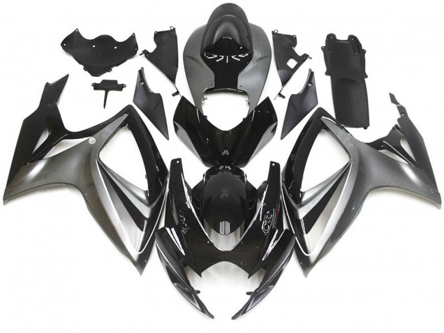 2006-2007 Silber & Schwarz Spezial OEM Stil GSXR 600-750 Motorrad Verkleidungen 2006-2007 Silber & Schwarz Spezial OEM Stil GSXR 600-750 Motorrad Verkleidungen