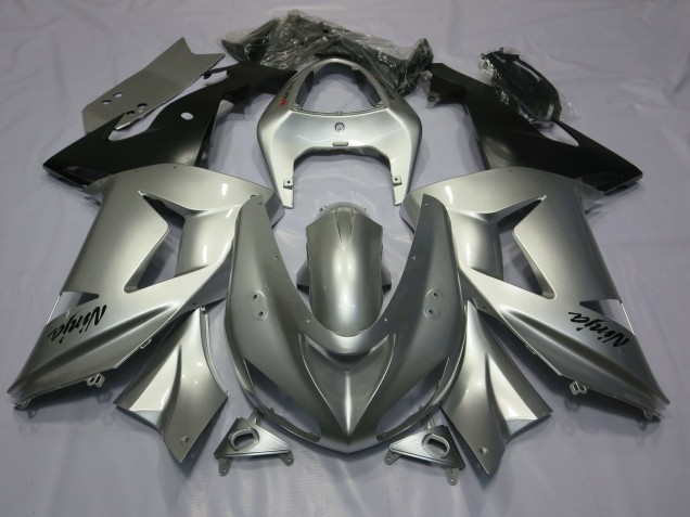 2006-2007 Silber ZX10R Motorrad Verkleidungen 2006-2007 Silber ZX10R Motorrad Verkleidungen