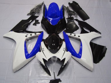 2006-2007 Tiefes Blauer Stern GSXR 600-750 Motorrad Verkleidungen