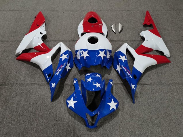 2007-2008 Amerikanische Flagge CBR600RR Motorrad Verkleidungen 2007-2008 Amerikanische Flagge CBR600RR Motorrad Verkleidungen