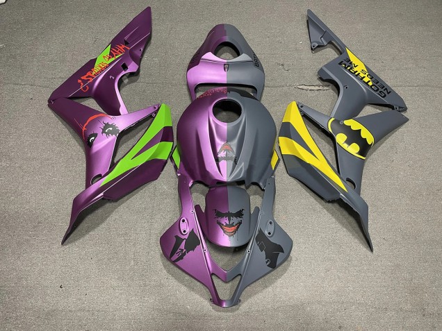 2007-2008 Bat Man Vs Joker Matt CBR600RR Motorrad Verkleidungen 2007-2008 Bat Man Vs Joker Matt CBR600RR Motorrad Verkleidungen