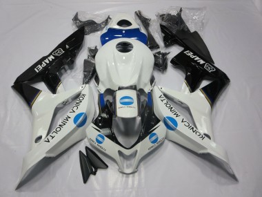 2007-2008 Blau Konica Minolta & Schwarz CBR600RR Motorrad Verkleidungen