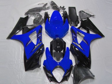 2007-2008 Blau & Schwarz GSXR 1000 Motorrad Verkleidungen