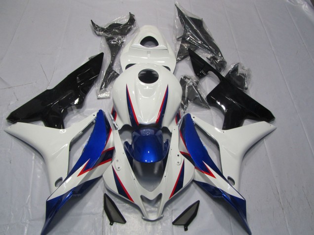 2007-2008 Blau Silber OEM Stil CBR600RR Motorrad Verkleidungen 2007-2008 Blau Silber OEM Stil CBR600RR Motorrad Verkleidungen