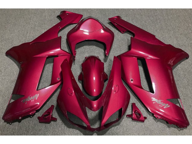 2007-2008 Candy Rot ZX6R Motorrad Verkleidungen 2007-2008 Candy Rot ZX6R Motorrad Verkleidungen