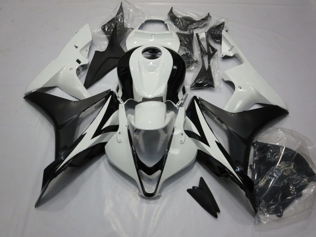 2007-2008 Clean Schwarz & Weiß CBR600RR Motorrad Verkleidungen 2007-2008 Clean Schwarz & Weiß CBR600RR Motorrad Verkleidungen