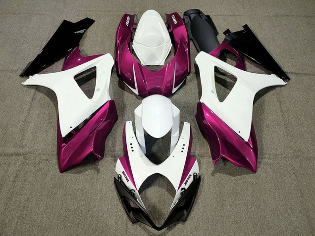 2007-2008 Custom Design Pink GSXR 1000 Motorrad Verkleidungen 2007-2008 Custom Design Pink GSXR 1000 Motorrad Verkleidungen