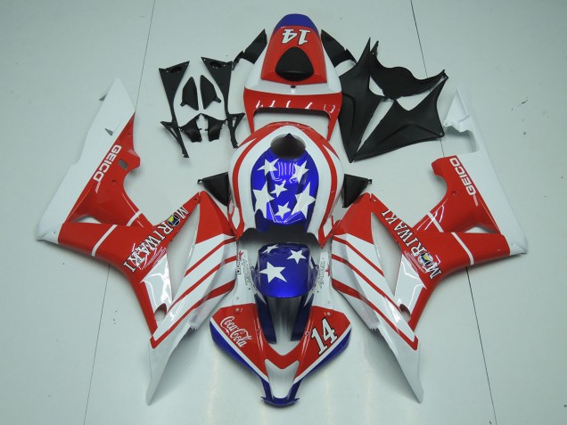 2007-2008 Geico 14 CBR600RR Motorrad Verkleidungen 2007-2008 Geico 14 CBR600RR Motorrad Verkleidungen