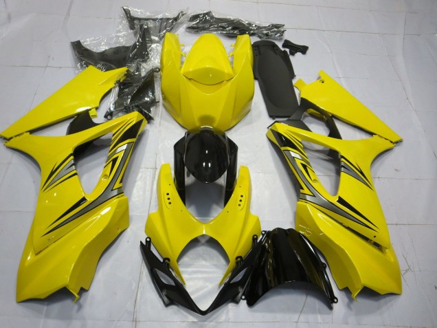 2007-2008 Gelb OEM Stil GSXR 1000 Motorrad Verkleidungen 2007-2008 Gelb OEM Stil GSXR 1000 Motorrad Verkleidungen