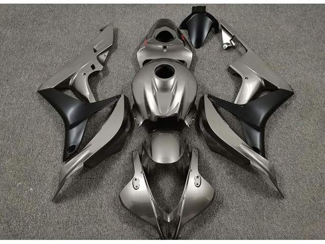 2007-2008 Glänzend Grau & Schwarz CBR600RR Motorrad Verkleidungen 2007-2008 Glänzend Grau & Schwarz CBR600RR Motorrad Verkleidungen