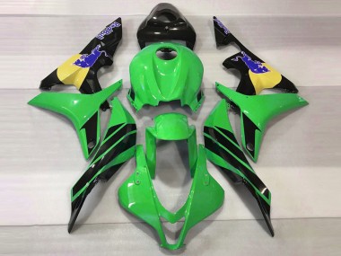 2007-2008 Grün & Blau Bull CBR600RR Motorrad Verkleidungen