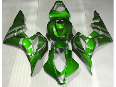 2007-2008 Grün Captain America CBR600RR Motorrad Verkleidungen