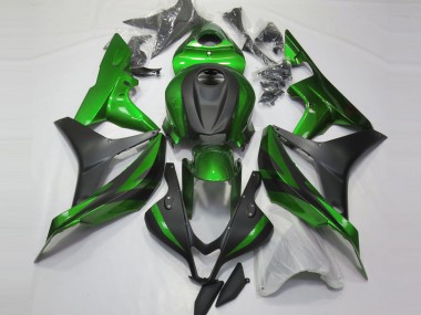 2007-2008 Grün & Matt Schwarz CBR600RR Motorrad Verkleidungen