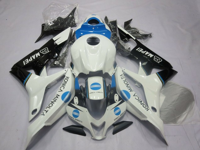 2007-2008 Hellblau Konica Minolta CBR600RR Motorrad Verkleidungen 2007-2008 Hellblau Konica Minolta CBR600RR Motorrad Verkleidungen