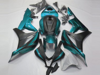 2007-2008 Hellblau & Matt Schwarz CBR600RR Motorrad Verkleidungen