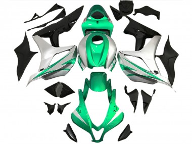 2007-2008 Hellgrün & Silber OEM Stil CBR600RR Motorrad Verkleidungen