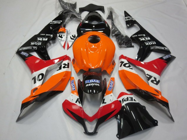 2007-2008 Hellorange Repsol CBR600RR Motorrad Verkleidungen 2007-2008 Hellorange Repsol CBR600RR Motorrad Verkleidungen