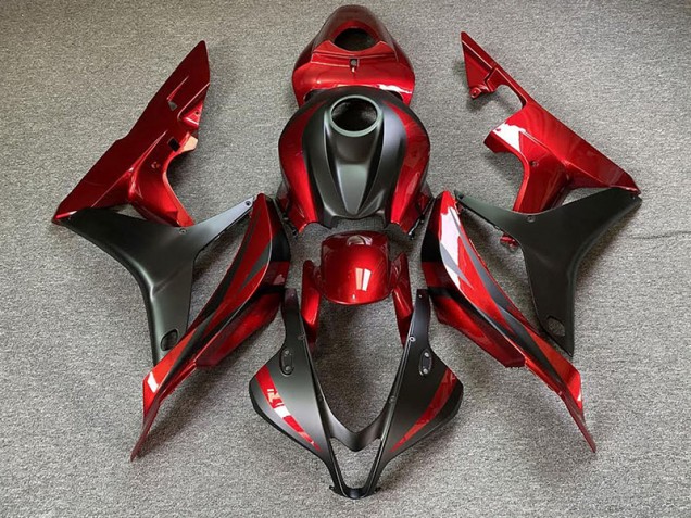 2007-2008 Kastanienbraun Rot CBR600RR Motorrad Verkleidungen 2007-2008 Kastanienbraun Rot CBR600RR Motorrad Verkleidungen