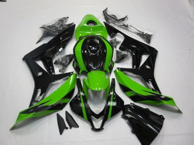 2007-2008 Kräftiges Grün & Schwarz CBR600RR Motorrad Verkleidungen