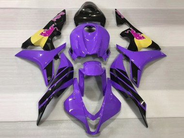 2007-2008 Lila & Rosa Stier CBR600RR Motorrad Verkleidungen