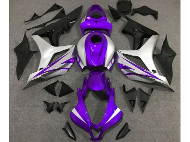 2007-2008 Lila-Silber-Stil OEM CBR600RR Motorrad Verkleidungen