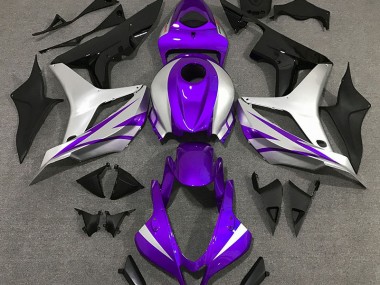 2007-2008 Lila-Silber-Stil OEM CBR600RR Motorrad Verkleidungen