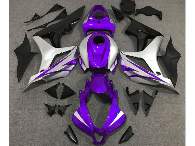 2007-2008 Lila-Silber-Stil OEM CBR600RR Motorrad Verkleidungen 2007-2008 Lila-Silber-Stil OEM CBR600RR Motorrad Verkleidungen