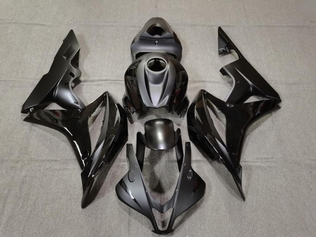 2007-2008 Matt & Glänzend Schwarz CBR600RR Motorrad Verkleidungen 2007-2008 Matt & Glänzend Schwarz CBR600RR Motorrad Verkleidungen