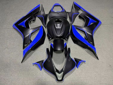 2007-2008 Matt Schwarz & Blau CBR600RR Motorrad Verkleidungen