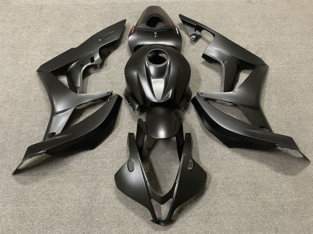 2007-2008 Matt Schwarz CBR600RR Motorrad Verkleidungen 2007-2008 Matt Schwarz CBR600RR Motorrad Verkleidungen