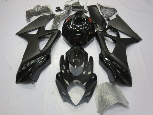 2007-2008 Matt Schwarz Glänzend GSXR 1000 Motorrad Verkleidungen 2007-2008 Matt Schwarz Glänzend GSXR 1000 Motorrad Verkleidungen