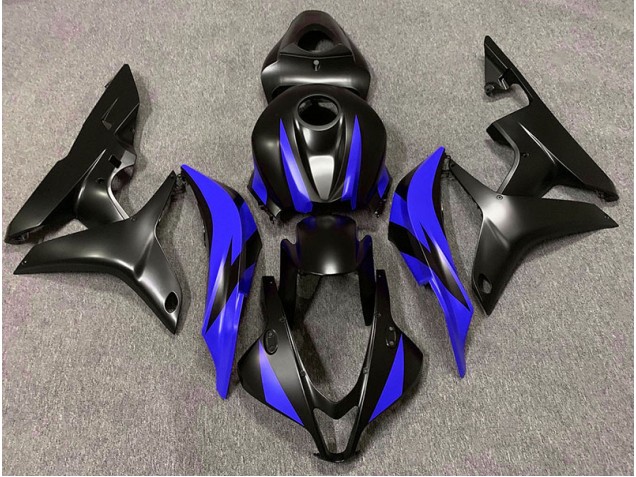 2007-2008 Matt Schwarzes & Blaues Design CBR600RR Motorrad Verkleidungen 2007-2008 Matt Schwarzes & Blaues Design CBR600RR Motorrad Verkleidungen