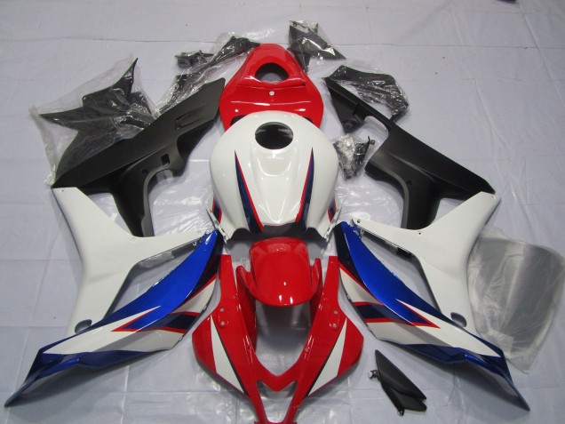 2007-2008 OEM Weiß Rot Blau Stil Design CBR600RR Motorrad Verkleidungen 2007-2008 OEM Weiß Rot Blau Stil Design CBR600RR Motorrad Verkleidungen