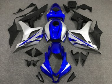 2007-2008 OEM Stil Blau & Silber CBR600RR Motorrad Verkleidungen