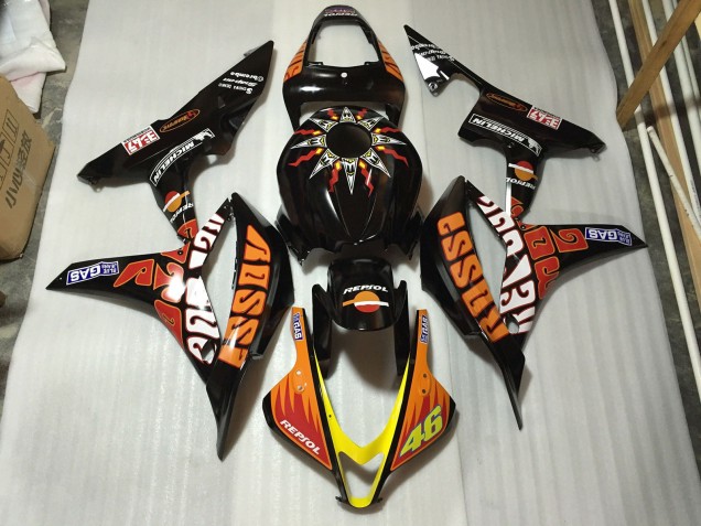 2007-2008 Rossi 46 CBR600RR Motorrad Verkleidungen 2007-2008 Rossi 46 CBR600RR Motorrad Verkleidungen
