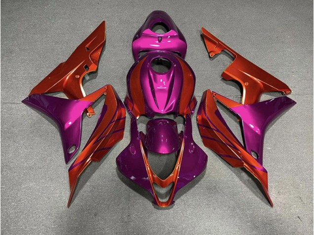 2007-2008 Rot & Violett CBR600RR Motorrad Verkleidungen 2007-2008 Rot & Violett CBR600RR Motorrad Verkleidungen