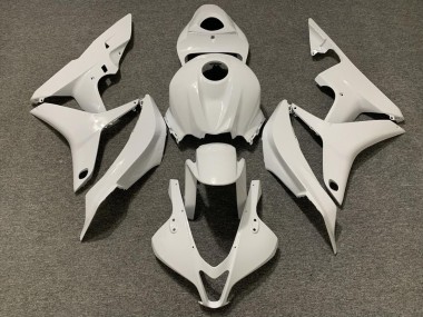 2007-2008 Schlichte Glanz Weiß CBR600RR Motorrad Verkleidungen
