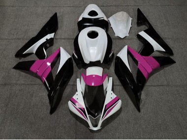 2007-2008 Schwarz Weiß & Lila CBR600RR Motorrad Verkleidungen