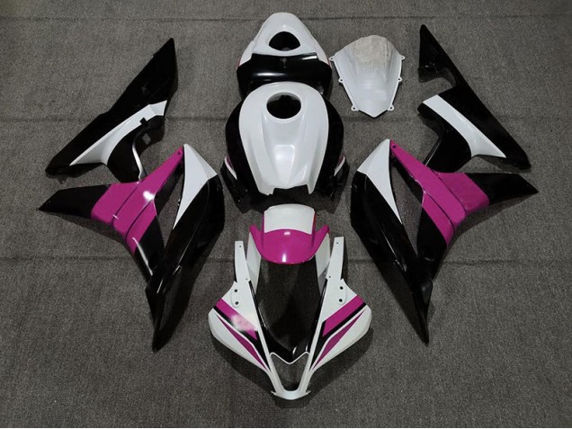 2007-2008 Schwarz Weiß & Lila CBR600RR Motorrad Verkleidungen 2007-2008 Schwarz Weiß & Lila CBR600RR Motorrad Verkleidungen