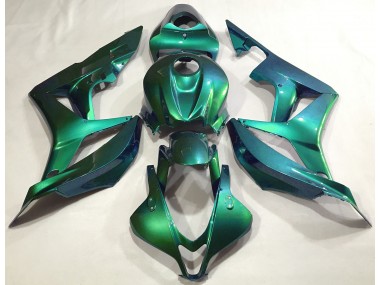 2007-2008 Smaragdgrün Schlicht CBR600RR Motorrad Verkleidungen