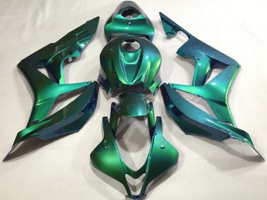 2007-2008 Smaragdgrün Schlicht CBR600RR Motorrad Verkleidungen