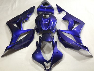 2007-2008 Tiefes Blau Schlicht CBR600RR Motorrad Verkleidungen