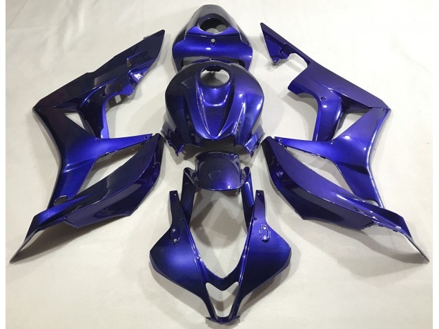 2007-2008 Tiefes Blau Schlicht CBR600RR Motorrad Verkleidungen 2007-2008 Tiefes Blau Schlicht CBR600RR Motorrad Verkleidungen