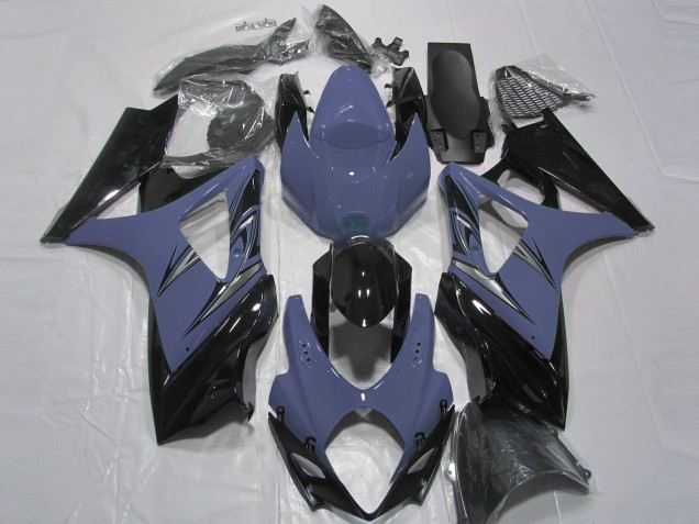 2007-2008 Tiefes Blau & Schwarz GSXR 1000 Motorrad Verkleidungen 2007-2008 Tiefes Blau & Schwarz GSXR 1000 Motorrad Verkleidungen