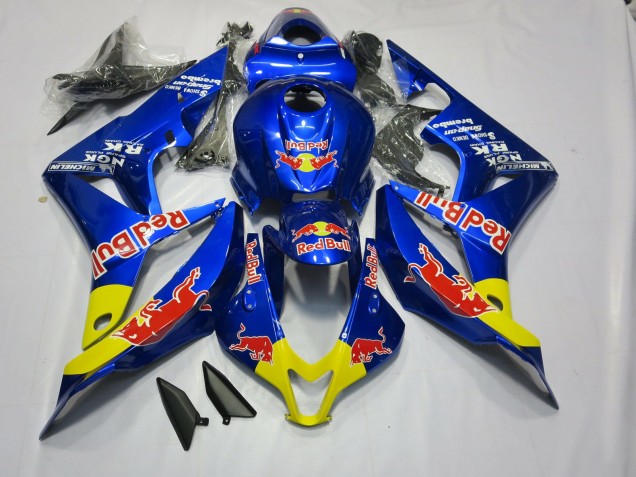2007-2008 Tiefes Blaurot Bull CBR600RR Motorrad Verkleidungen 2007-2008 Tiefes Blaurot Bull CBR600RR Motorrad Verkleidungen