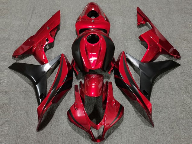 2007-2008 Tiefrot OEM Stil CBR600RR Motorrad Verkleidungen 2007-2008 Tiefrot OEM Stil CBR600RR Motorrad Verkleidungen