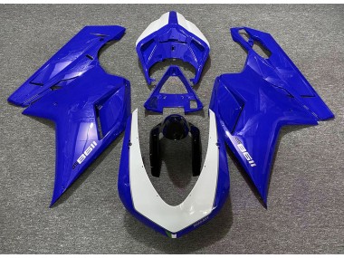 2007-2014 Glänzend Blau Sp Ducati 848 1098 1198 Motorrad Verkleidungen