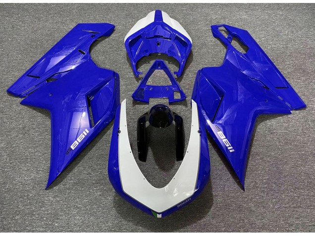 2007-2014 Glänzend Blau Sp Ducati 848 1098 1198 Motorrad Verkleidungen 2007-2014 Glänzend Blau Sp Ducati 848 1098 1198 Motorrad Verkleidungen