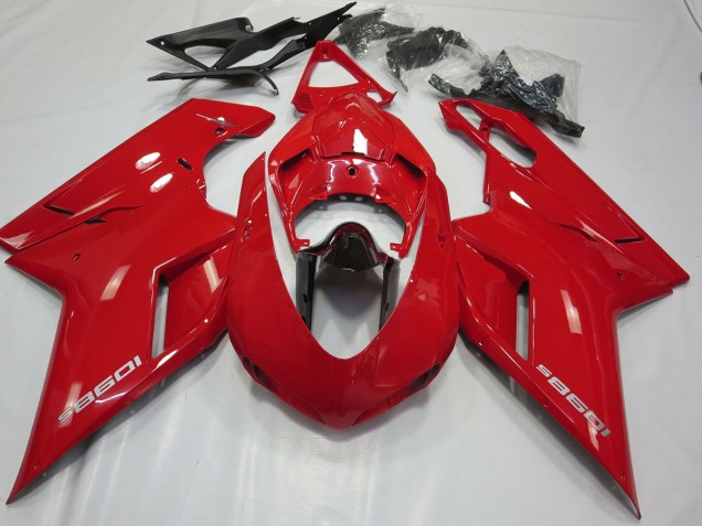 2007-2014 OEM Stil Glanz Rot Ducati 848 1098 1198 Motorrad Verkleidungen 2007-2014 OEM Stil Glanz Rot Ducati 848 1098 1198 Motorrad Verkleidungen